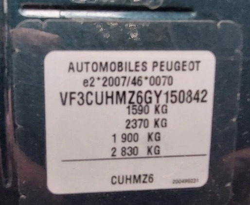 Peugeot 2008 cena 34000 przebieg: 138000, rok produkcji 2017 z Sochaczew małe 254